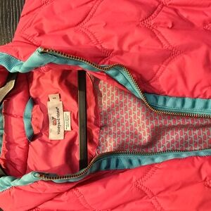 Vineyard Vines Pink Quilted Vest
